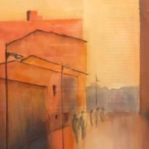 Aquarel·la creativa semiabstracta