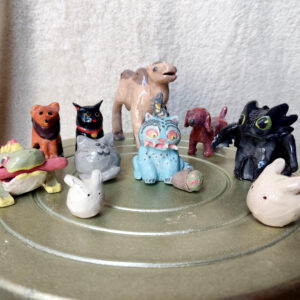 Figuretes d'animals de ceràmica