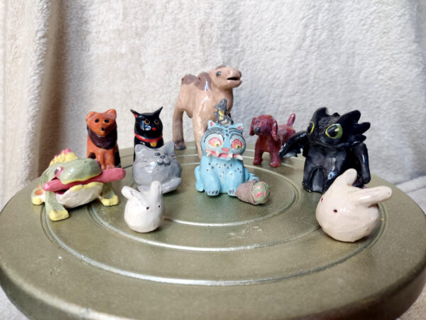 Figuretes d'animals de ceràmica